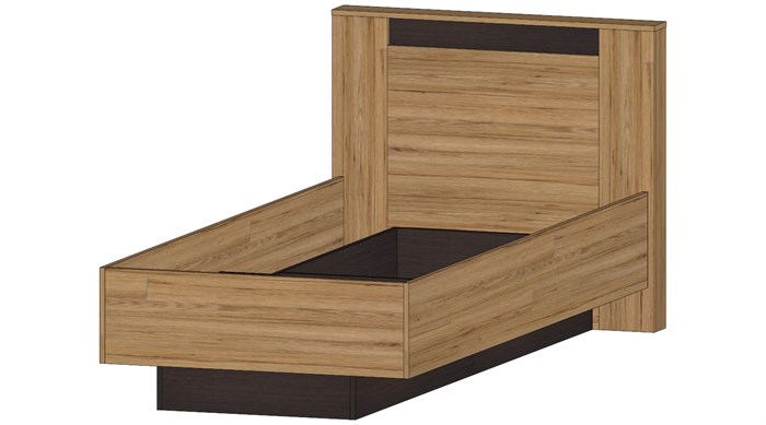Бостон Кровать 900 дуб крафт, (ТИ) 1994380829