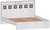 Кровать 2-х спальная Коста-Рика 1400 Анкор светлый  ( в наличии)  (ТИ) 6376