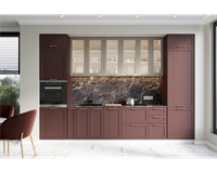 Модульная кухня Арина 3400 Бордо софт  (НОВИНКА)  (МК) 6853