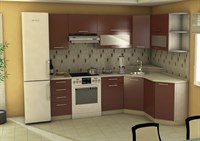 Кухонный  гарнитур 2,4*1,7 м  Комплектация - 24  (К) 2643
