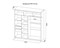 Шкаф-купе №25 (2,0 м) Блэк Дуб Золотой/Лакобель/Черный матовый  (МФ) 5727