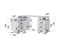 Стол письменный Индиго белый в Новосибирске  (МК) 5971