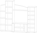 Гостиная Сидней венге/дуб мол, (ТИ) 641561378